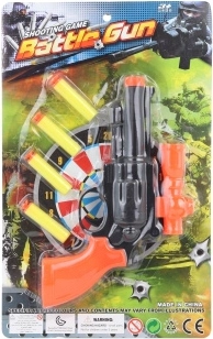 Habszivacs lövedékes játékpisztoly gyerekeknek