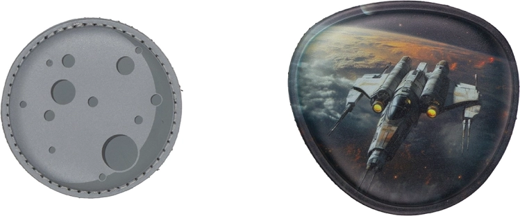 Baagl Baaglies – jelvénykészlet Világűr és Hold (2 db)