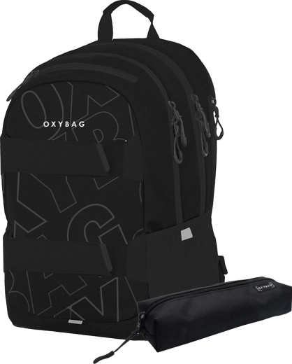 OXYBAG OXY Sport diák szett – hátizsák és tolltartó Font White