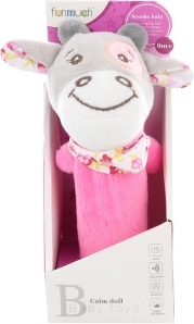 Sípoló csörgő rózsaszín bocis babáknak