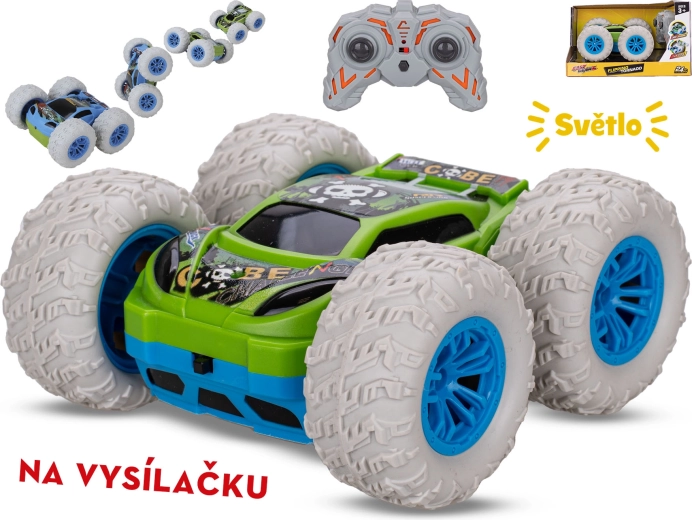 RC autó akrobatikus 360° 2,4 GHz-cel, 15,5 cm