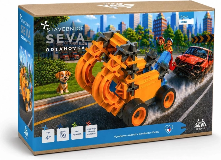 Seva mini autómentő – 69 darabos építőjáték