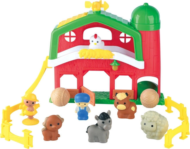 Playgo állatos farm – csűr silóval és figurákkal