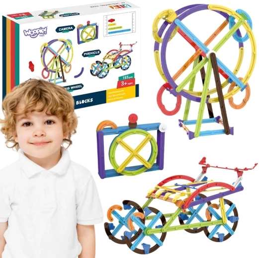 Woopie matematikai 3D oktató építőkészlet 155 db