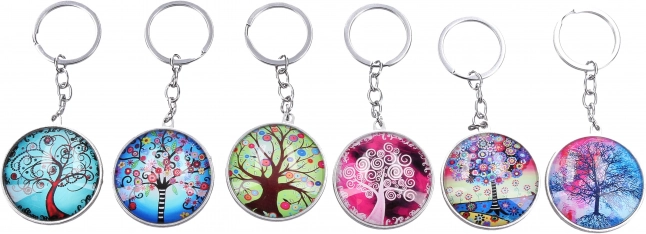 Fa alakú kulcstartó