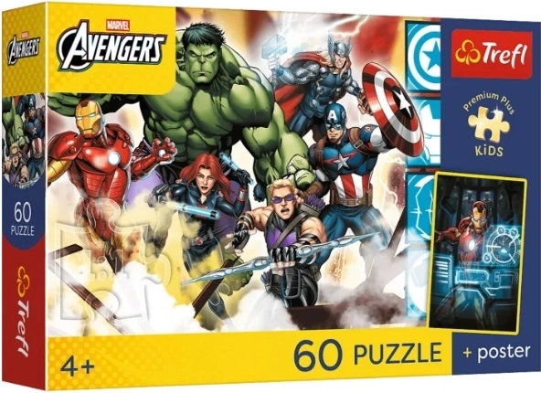 PremPlus Kids puzzle „Razem silniejsi” 60 darab