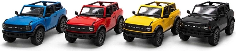 Fém modell Ford Bronco 2022 visszahúzós meghajtással