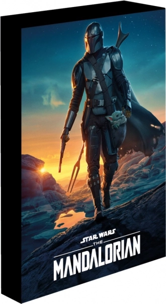 Világító LED kép 30x40 cm Mandalorian