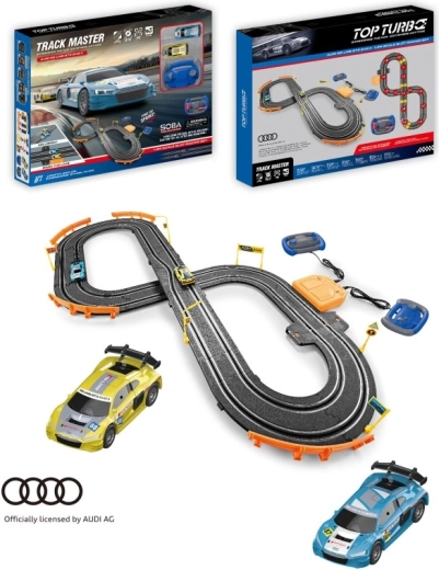 Audi elemes autóversenypálya 97 × 66 cm