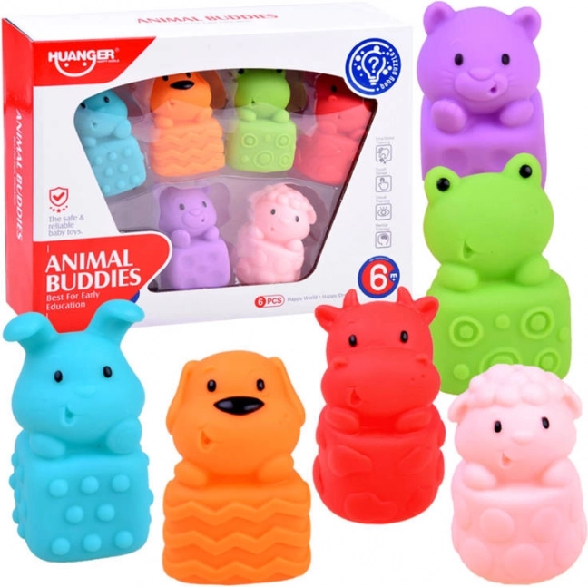 Gumiból készült fürdőállatok