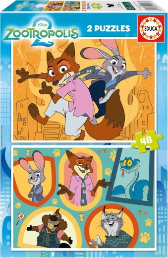 Educa puzzle Zootropolis, 2×48 darab