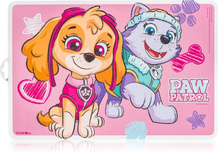 Műanyag gyerek étkezési alátét PAW PATROL Girl 43 × 28 cm