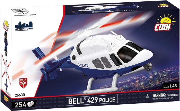 Cobi Bell 429 rendőrségi helikopter 1:48 (254 darab)
