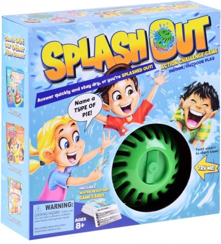 Splash Out vízi partijáték – időre menő kérdések