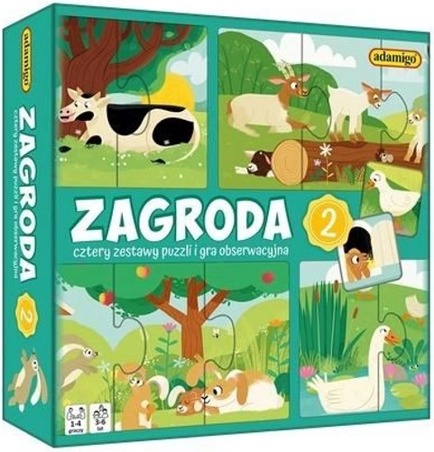 Megfigyelős kirakó – Farm 2 – oktató játék a legkisebbeknek
