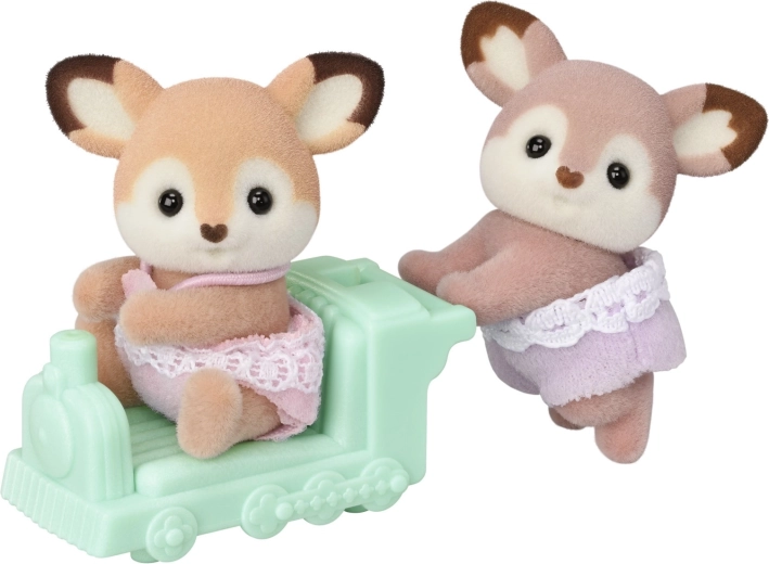 Őzike ikrek vonatkocsival SYLVANIAN FAMILIES