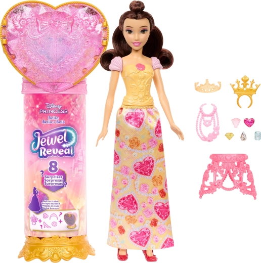 Disney hercegnő Jewel Reveal Belle kiegészítőkkel