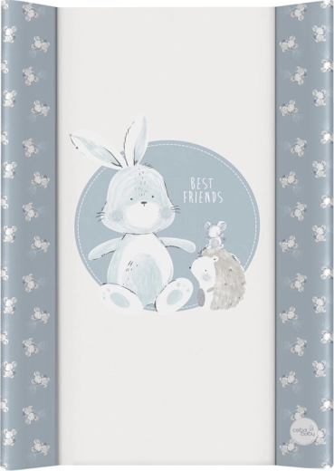 Ceba Baby pelenkázó alátét merev lappal Basic Friends 50 × 70 cm
