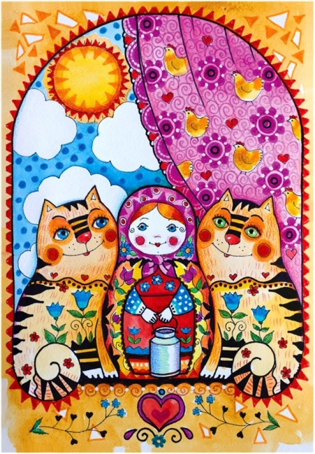 Puzzle Matryoshka 500 darab ANATOLIAN