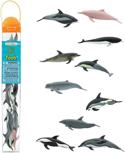 Safari Ltd. tubus delfin figurákkal (10 db)