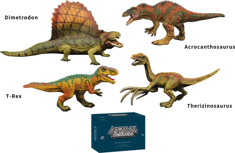 Dinoszaurusz világ – dinoszaurusz figura szett (4 féle)