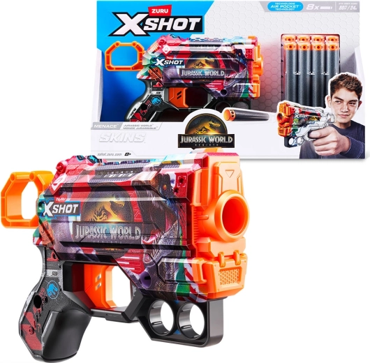 X-Shot Jurassic World Menace 8 tölténnyel
