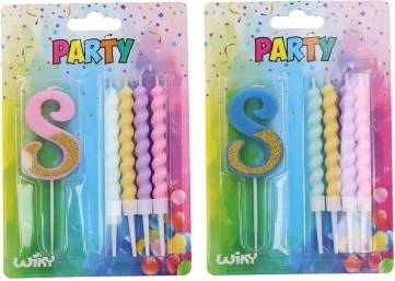 Partigyertya 8-as szám 4 gyertyával