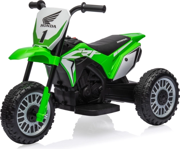 Elektromos gyermek motor Milly Mally Honda CRF 450R zöld (tricikli)