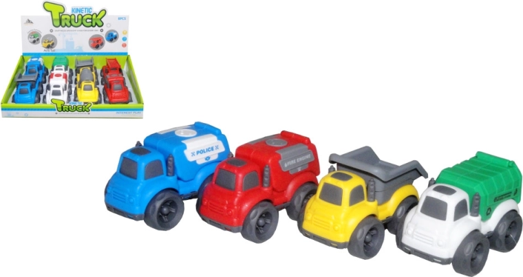 Műanyag autó súrlódómotorral, 18+ hónapos gyerekeknek