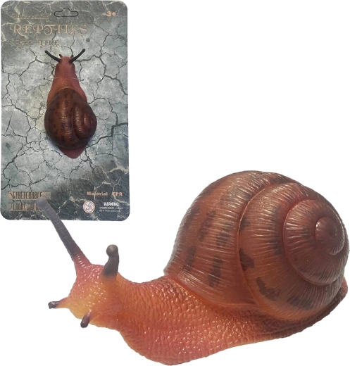 Realisztikus kerti csiga modell (13 cm)