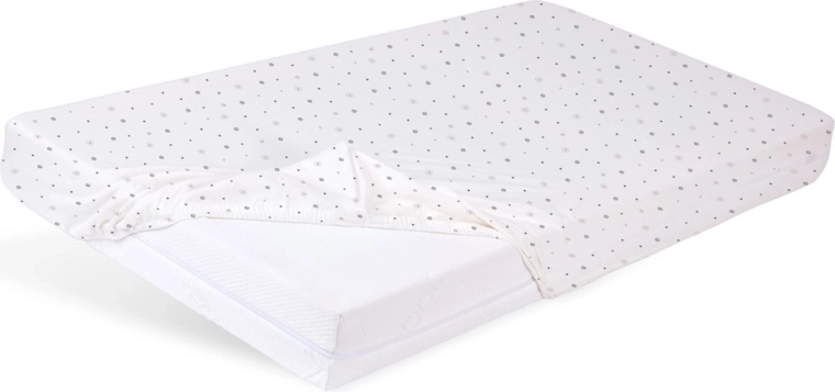 Babymatex gumis jersey lepedő kiságyba 60 × 120 cm – csillagok