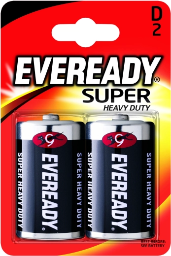 D R20 1,5 V cink-klorid elemek, 2 db – ENERGIZER Eveready Super Heavy Duty