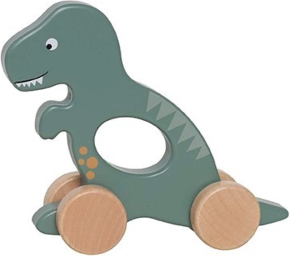 Jabadabado zöld, kerekeken guruló dinoszaurusz