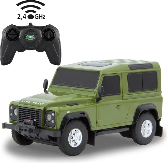 Jamara Land Rover Defender RC autó 1:24 zöld 2,4 GHz - 1 db