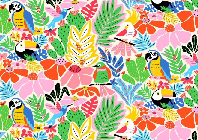 Puzzle Vidám dzsungel 1000 darab