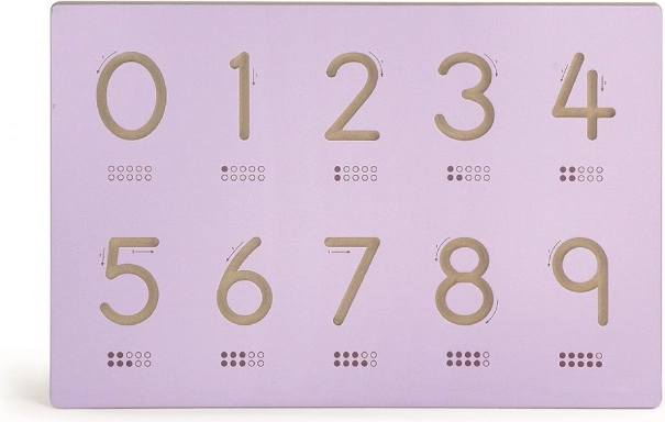 Cserélhető panel számokkal 60 × 40 cm