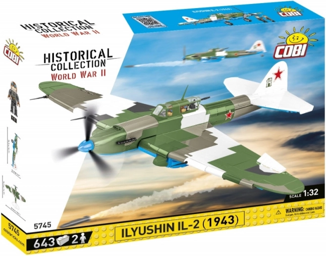 Építőkészlet Történelmi Gyűjtemény WWII Ilyushin Il-2 1943