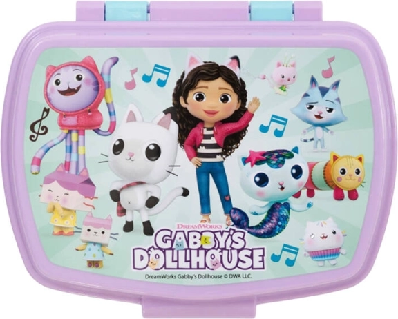 Gyerek ebédes doboz STOR 21274 400 ml Gabby's Dollhouse (rózsaszín-kék)