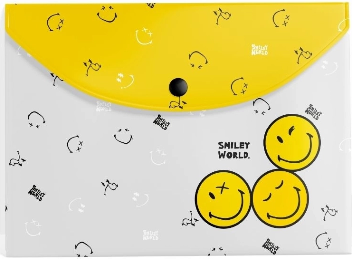 Műanyag A4 pattintós dosszié – SMILEY WORLD motívummal