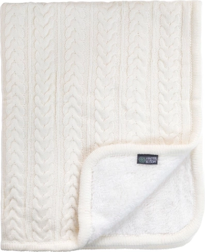 Vinter & Bloom Cuddly Ivory takaró
