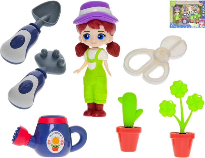 Kertész baba 15 cm kiegészítőkkel