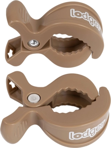 Lodger swaddle clip bézs - 2 db