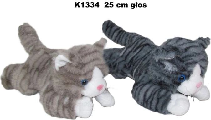 Hangot adó fekvő macska, 25 cm – 1 darab