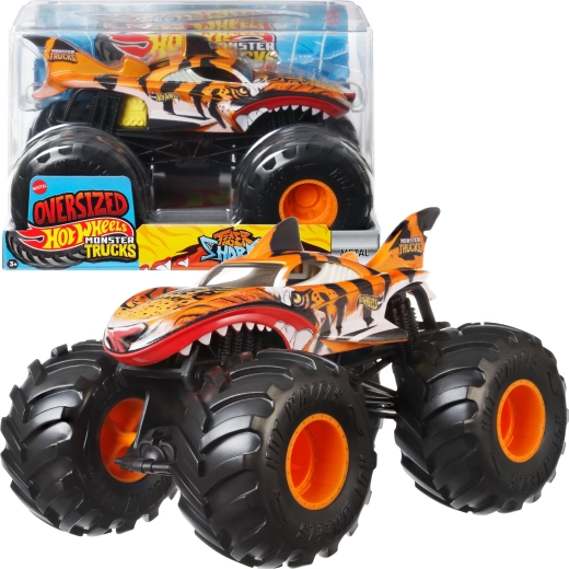 Hot Wheels Monster Trucks Tiger Shark 21 cm - 1 db