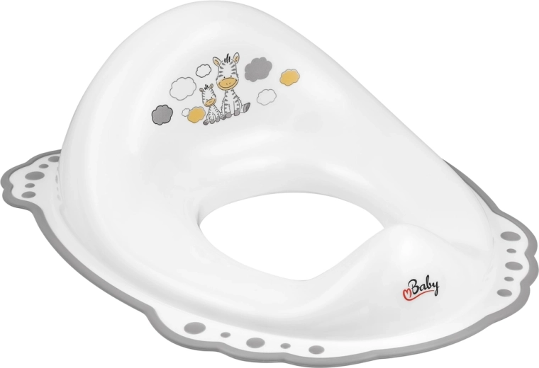 Csúszásgátlós WC-szűkítő MALTEX Zebra fehér/szürke