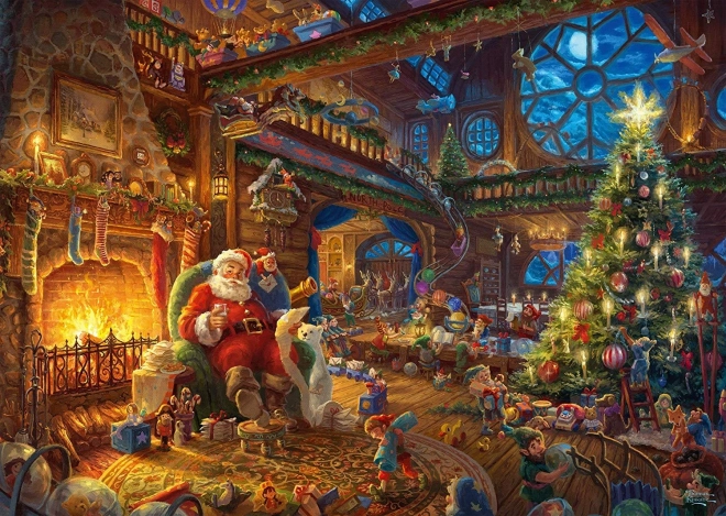 Puzzle Mikulás műhelye 1000 darabos SCHMIDT