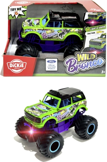 Ford Wild Bronco autó fény- és hangeffektekkel, 18 cm