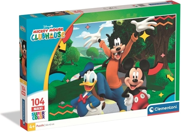 Clementoni puzzle SuperColor Mickey Mouse maxi 104 darabos