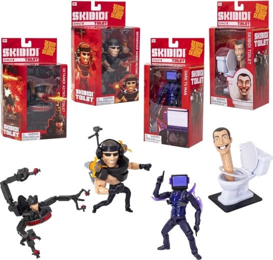 Skibidi Toilet deluxe figura – 2. széria (véletlenszerű változat)