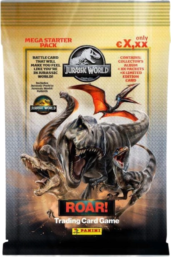 Jurassic World Roar! gyűjthető kártyák – kezdőkészlet - 1 db